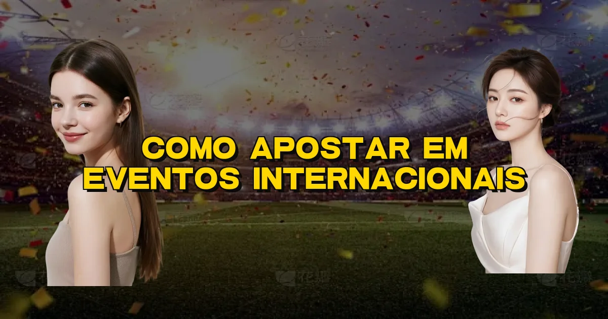 Como Apostar Em Eventos Internacionais Oficial